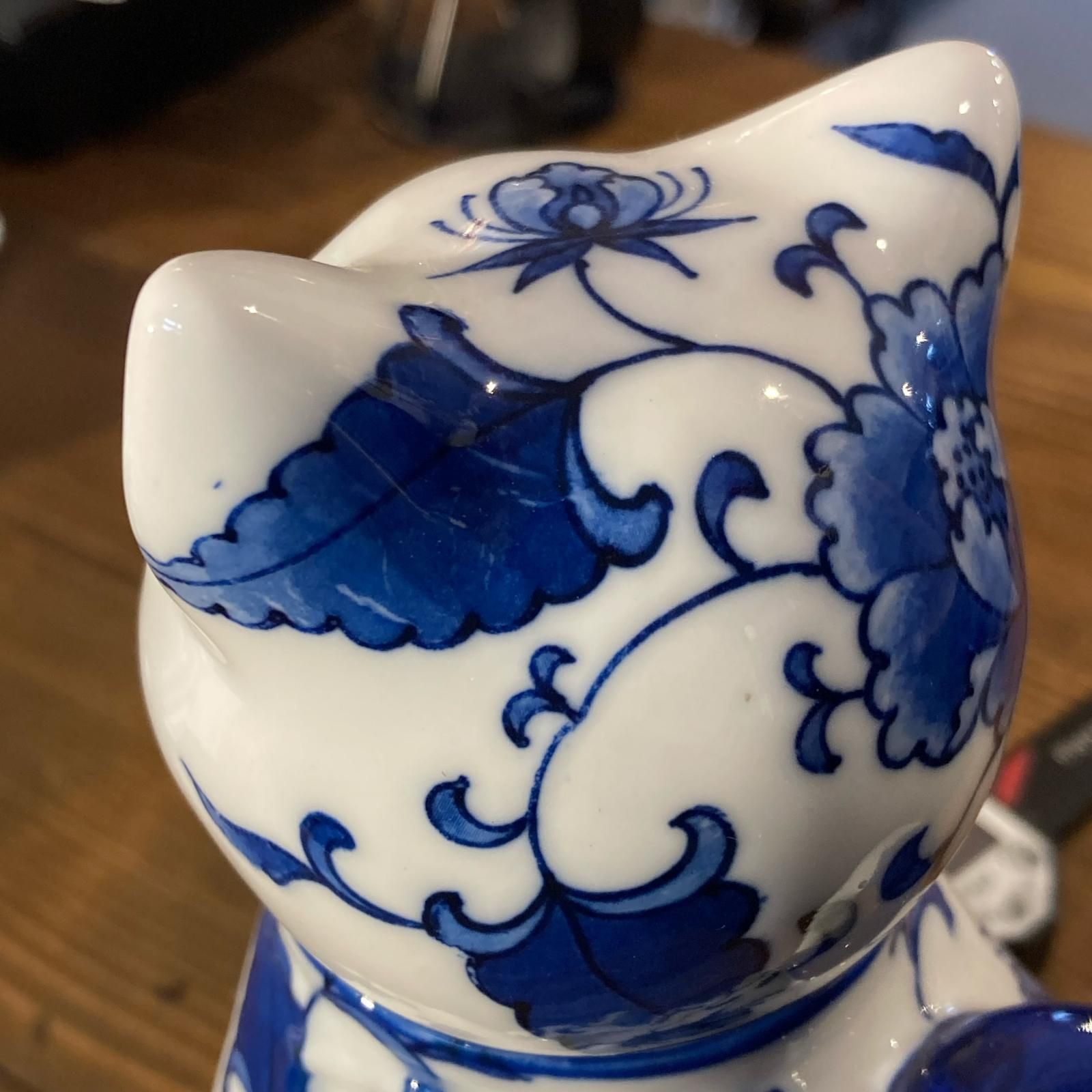 MP499) 大橋陶器 猫 ティーポット 中古 現状品 / OHASHI ネコ 招き猫 