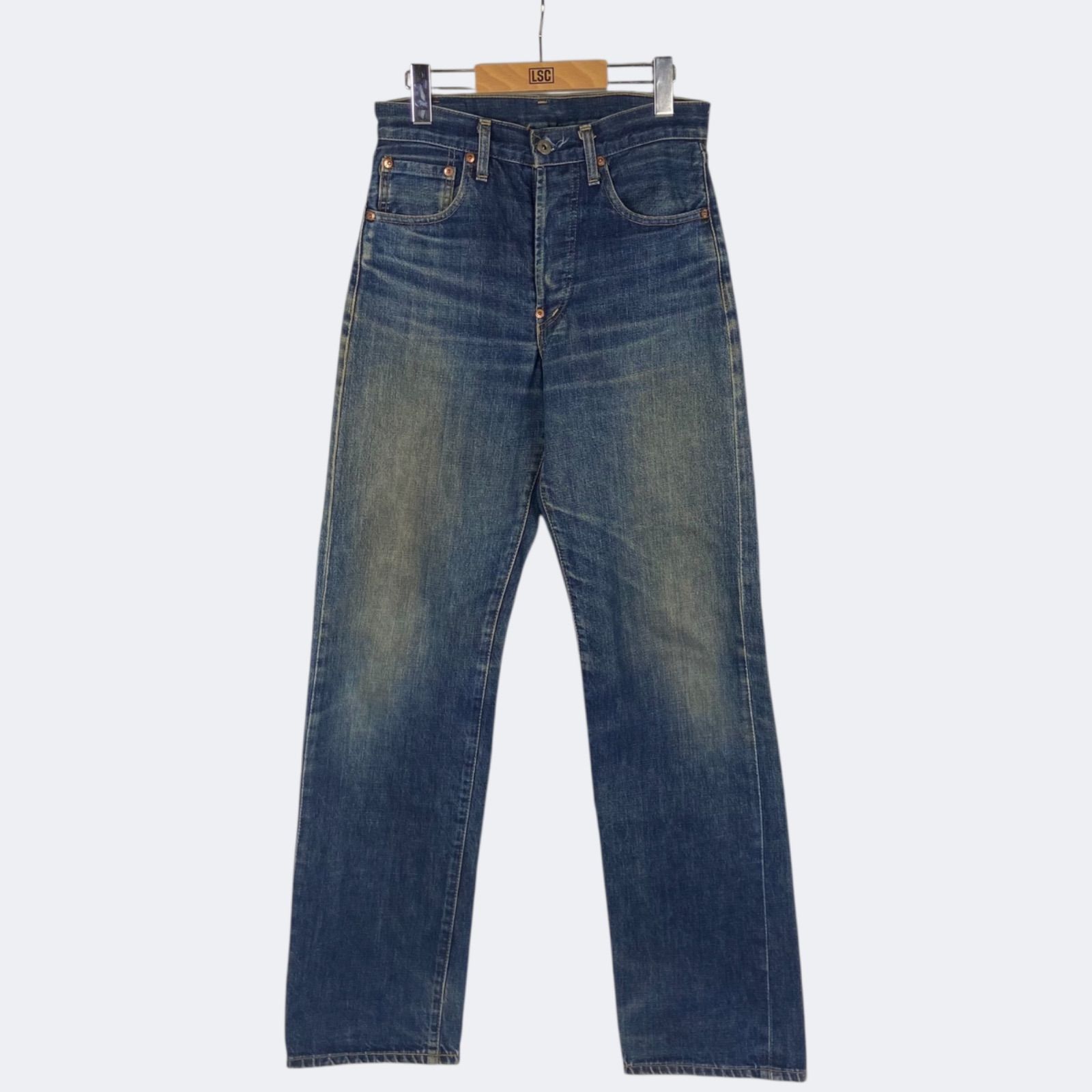 Levi's 702XX 93年製 復刻デニムパンツ 釦裏J22 両面タブ 日本製