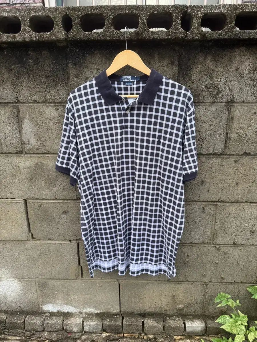 ポロ ラルフローレン ヴィンテージ CHECK KARA 半袖 Tシャツ L