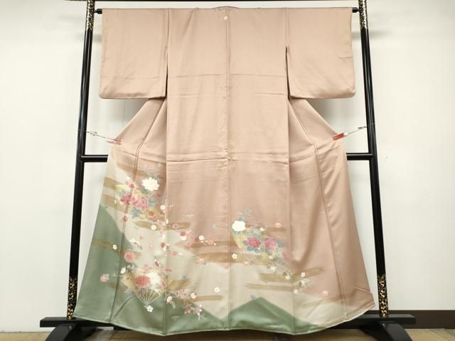 平和屋着物●豪華色留袖　扇面花文　暈し染め　金彩　正絹　逸品　CABH2734ut 20,592円