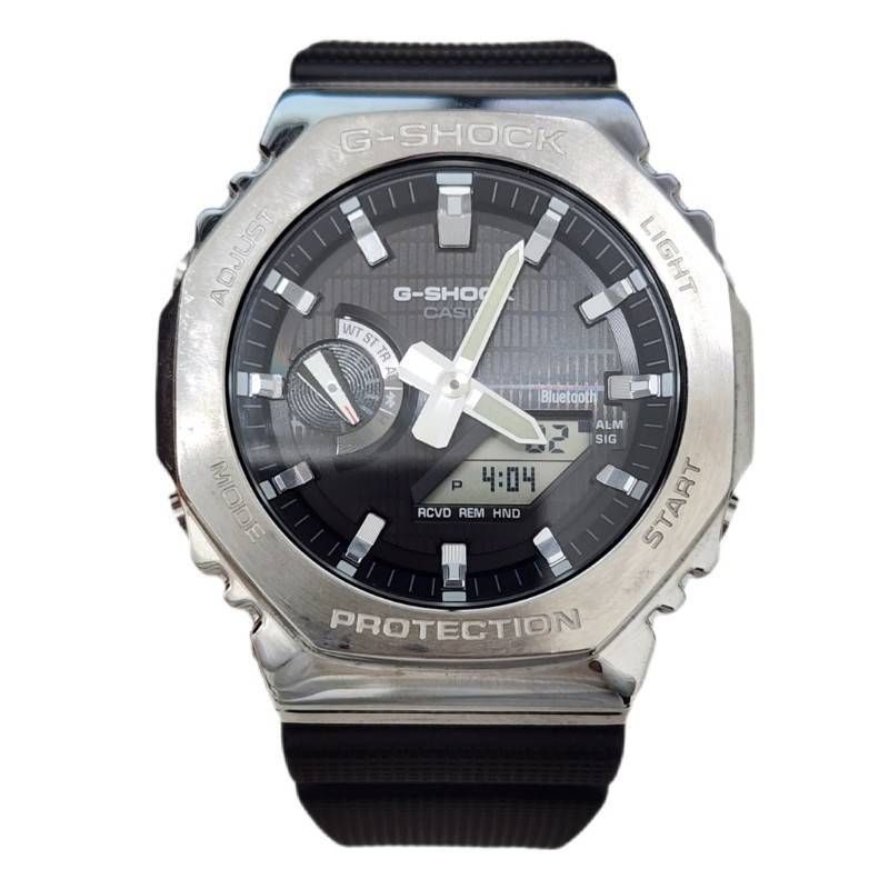 CASIO カシオ G-SHOCK GBM-2100-1AJF 腕時計メンズ ソーラークォーツ ブラック文字盤 動作品 【中古】 52607K9