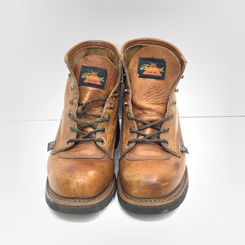 中古】Thorogood ワークブーツ 8D ブラウン ソログッド[92] - メルカリ