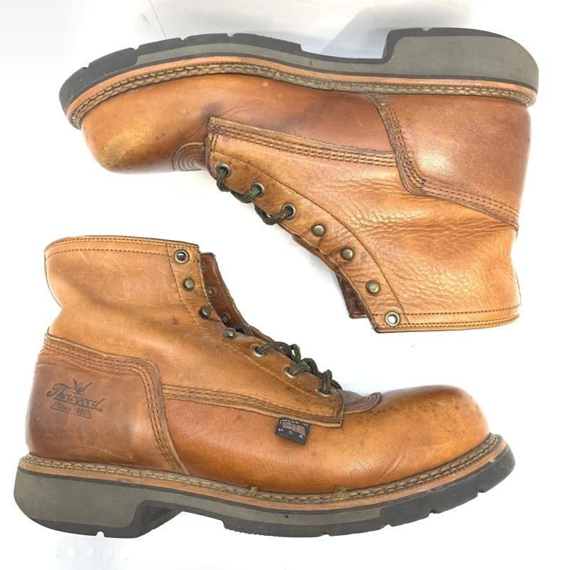 中古】Thorogood ワークブーツ 8D ブラウン ソログッド[92] - メルカリ