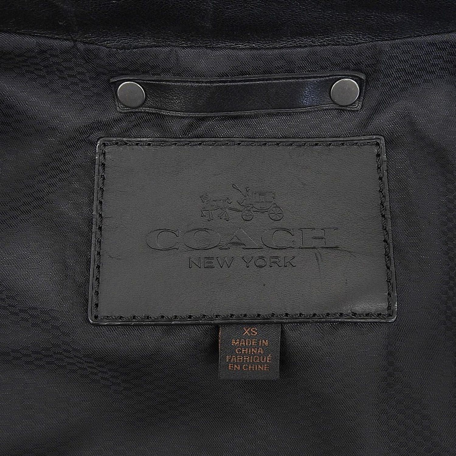 美品 コーチ COACH ジャケット ダブル ライダースジャケット ジップ