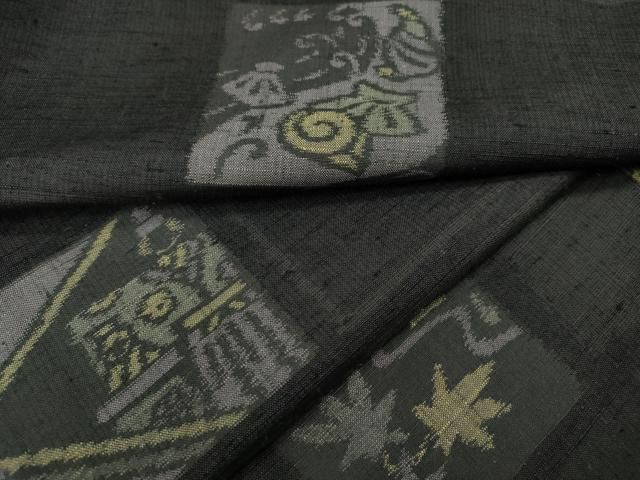 平和屋着物●上質な紬　四季　春夏秋冬　正絹　逸品　CABH9825ut