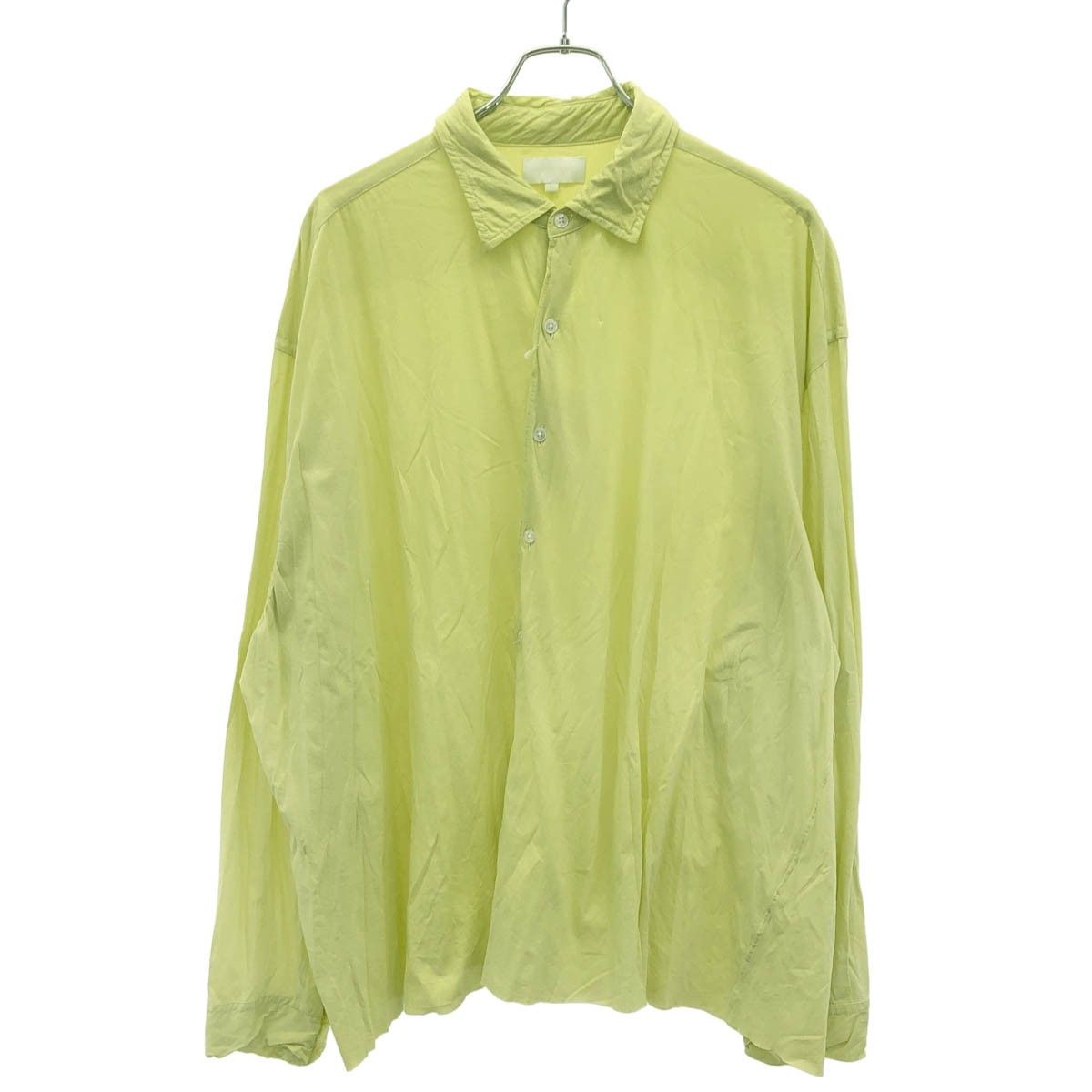 KANEMASA PHIL. カネマサフィル 26SS 46G Artisan Shirt シャツ KM26S-019ED グリーン L KANEMASA PHIL. カネマサフィル 26SS 46G Artisan Shirt シャツ KM26S