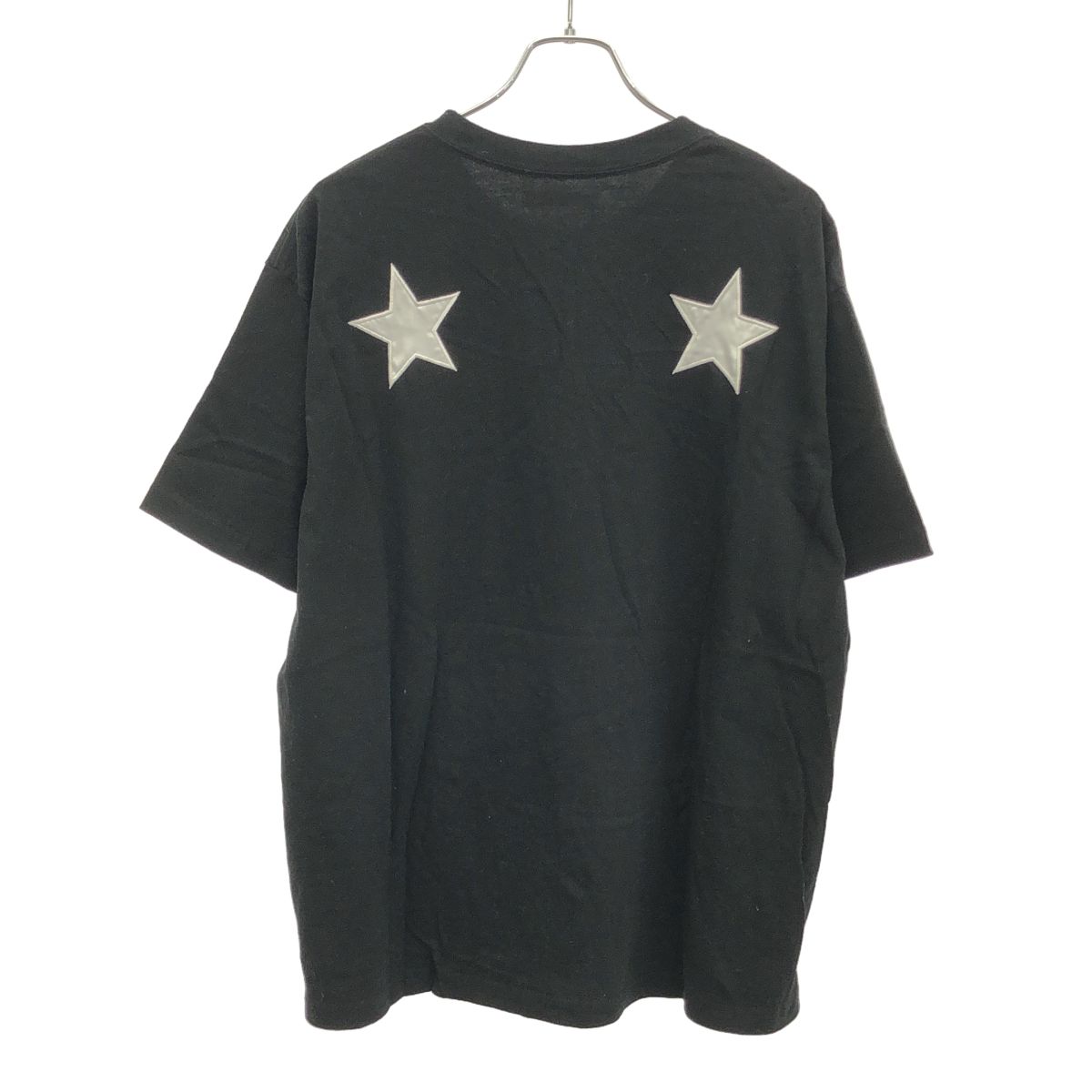 MINEDENIM×M&M マインデニム×エムアンドエム Star Embroidery Pocket Tee スターエンブロイダリーポケットTシャツ MND-MM41-99-XL2 ブラック XL