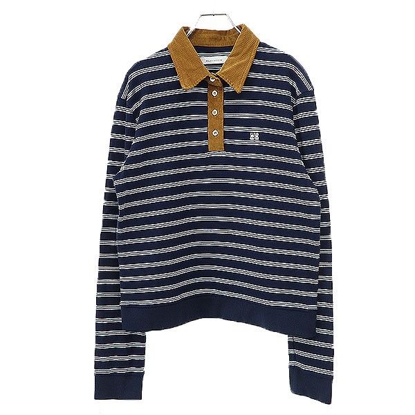 Wales Bonner ウェールズ ボナー 25AW Refect Polo Shirt ボーダー
