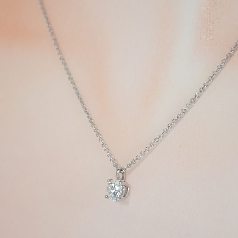 ティファニー TIFFANY&Co. ソリティア 1PD ネックレス 42cm Pt950