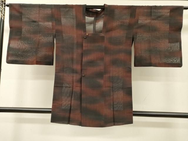 平和屋着物▽道行コート　スリーシーズン　春夏秋　塵除け　霞文　正絹　逸品　DABG5498fe 12,012円