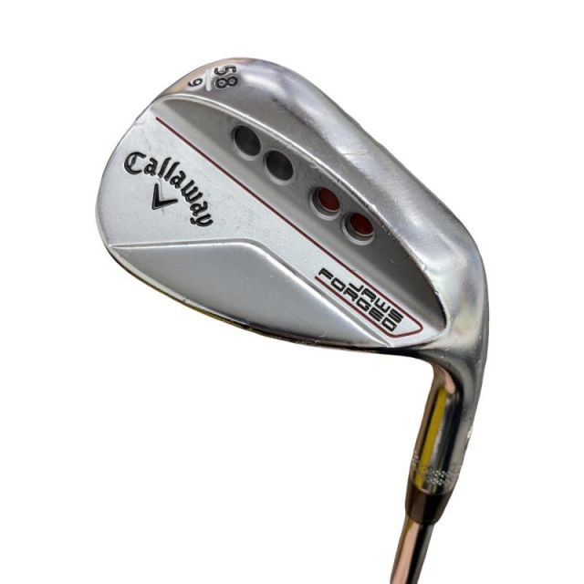 【中古】 キャロウェイ JAWS FORGED(2023) クロムメッキ 58°/09° ウェッジ WG Dynamic Gold (フレックスS) メンズ 男性用 右利き 右用 Cランク ゴルフクラブ