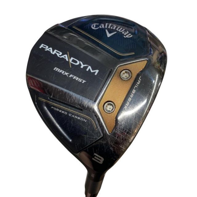 【中古】 キャロウェイ PARADYM MAX FAST 3W フェアウェイウッド FW SPEEDER NX 40 for CW(PARADYM FW) (フレックスSR) メンズ 男性用 右利き 右用 Cランク ゴルフクラブ