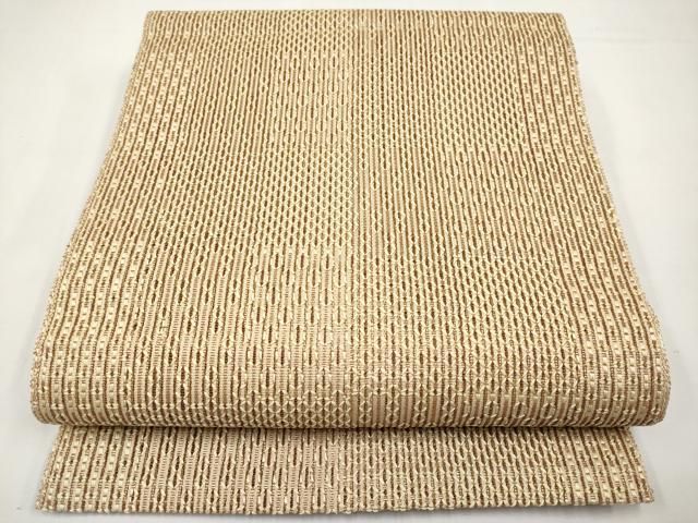 平和屋着物＊夏物　八寸名古屋帯　抽象文　正絹　逸品　CABK1744tx 20,306円