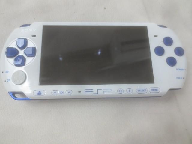 ゲーム PSP 本体 PSP3000 動作品 PSP-3000 ブルー ホワイト 本体のみ 中古品