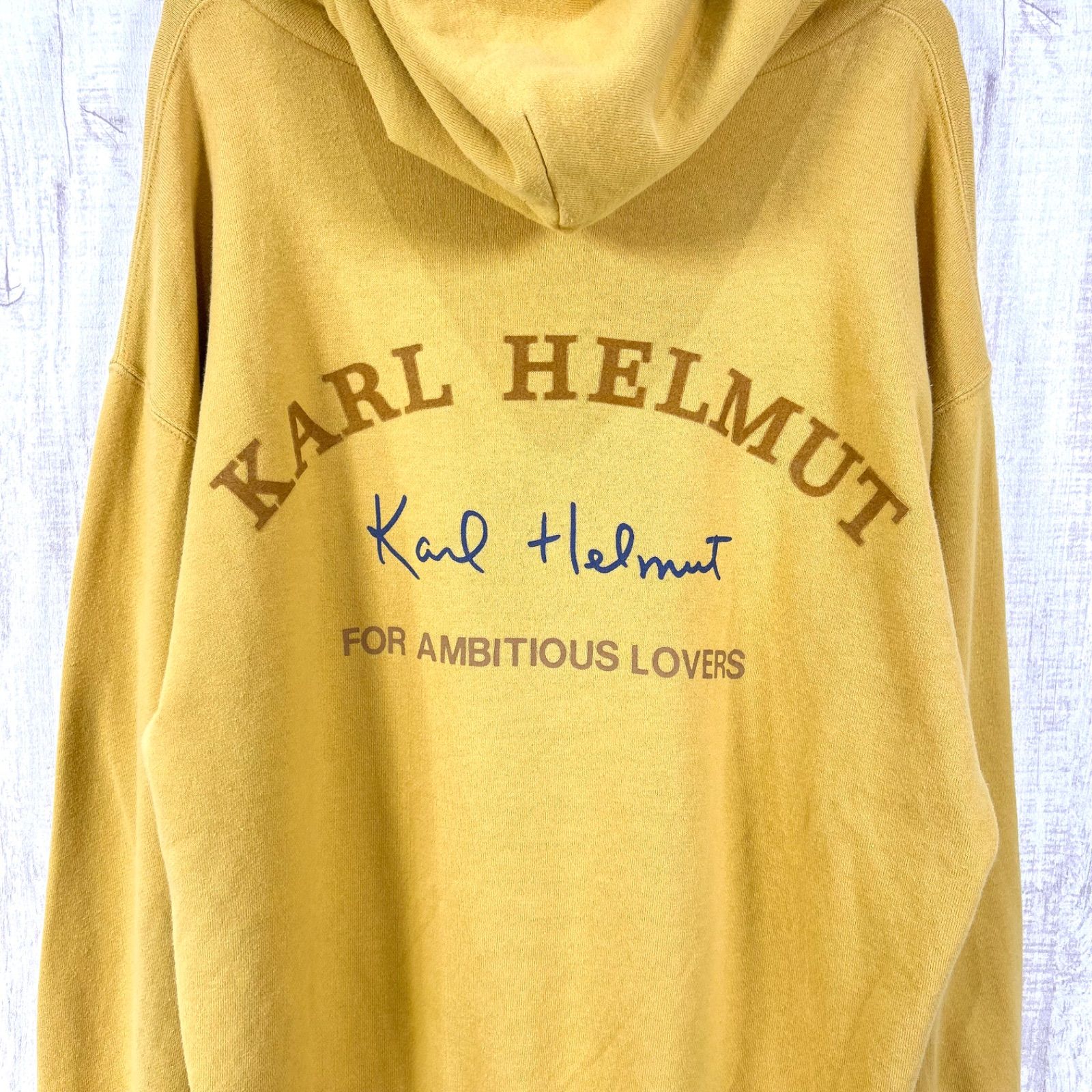 美品！カールヘルム karl helmut ラグビーベアー プリント パーカー 