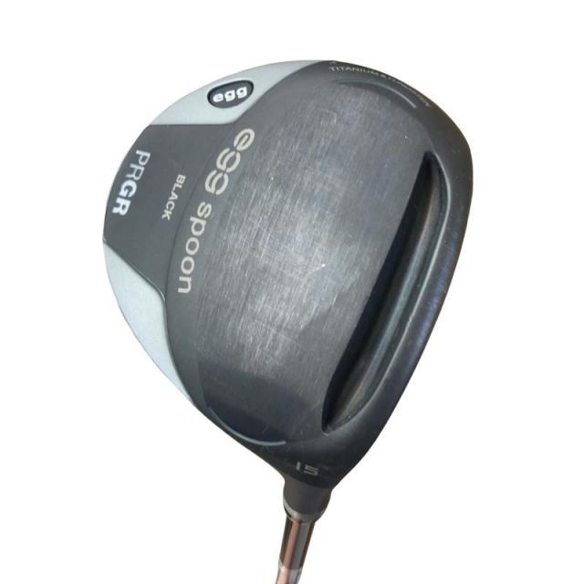【中古】 プロギア egg spoon BLACK 15° フェアウェイウッド FW Diamana FOR PRGR(2021 FW) (フレックスSR) メンズ 男性用 右利き 右用 Cランク ゴルフクラブ