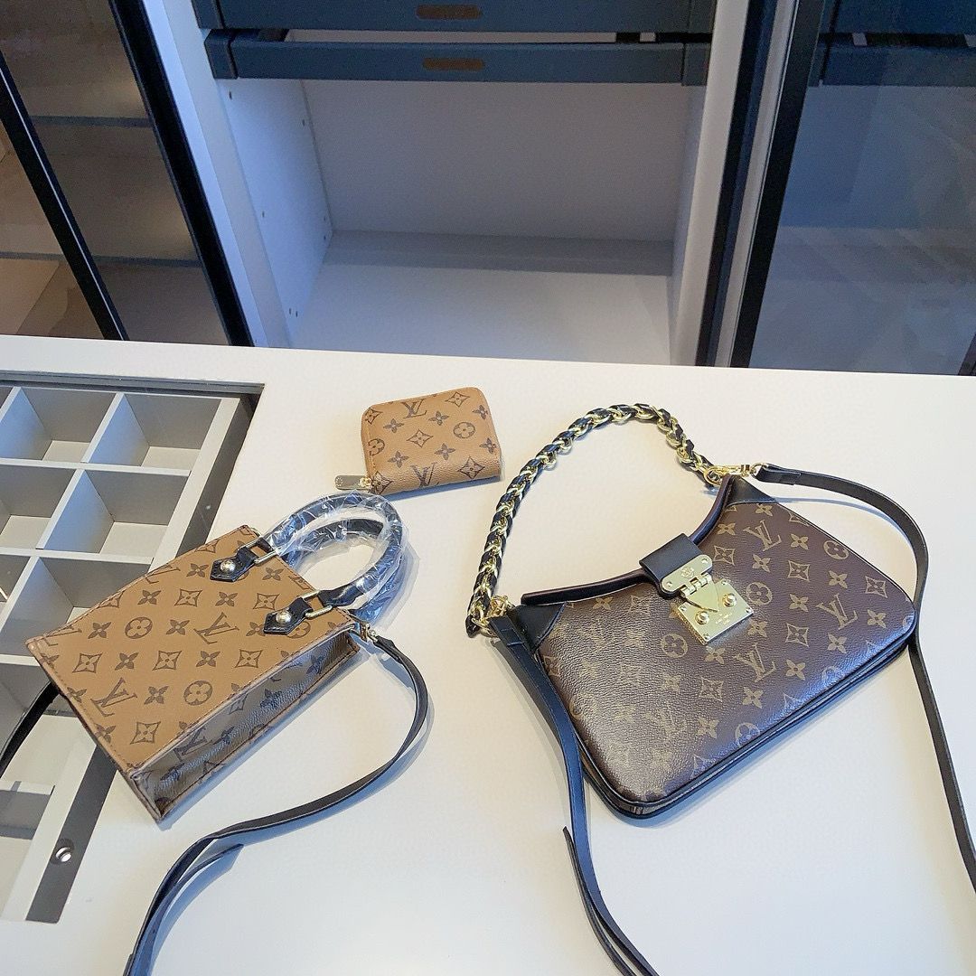 [本日特価] 全新シリーズセット X573 - LV クロワッサンバッグ + LV ミニ楽譜バッグ + LV 財布 本日限定特別割引！[本日特価|新品未使用品]