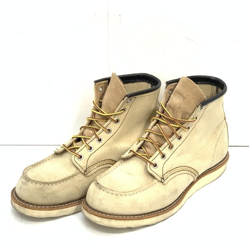 【中古】★RED WING アイリッシュセッター スウェードブーツ ベージュ 26.5㎝　8173　レッドウイング[92]