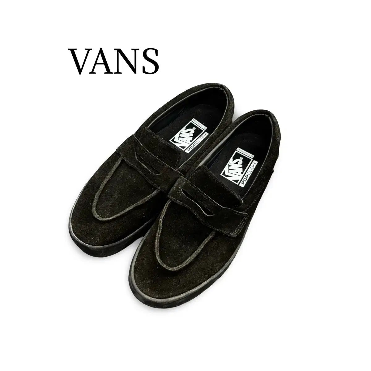(270) VANS スケート ローファー スウェード