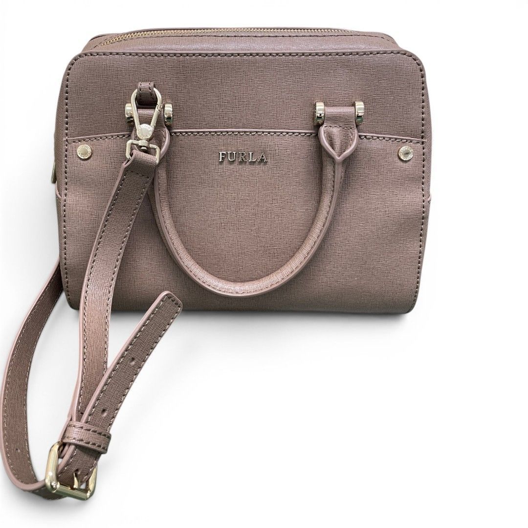 □FURLA フルラ レザー 2WAY ハンドバッグ ショルダーバッグ - メルカリ