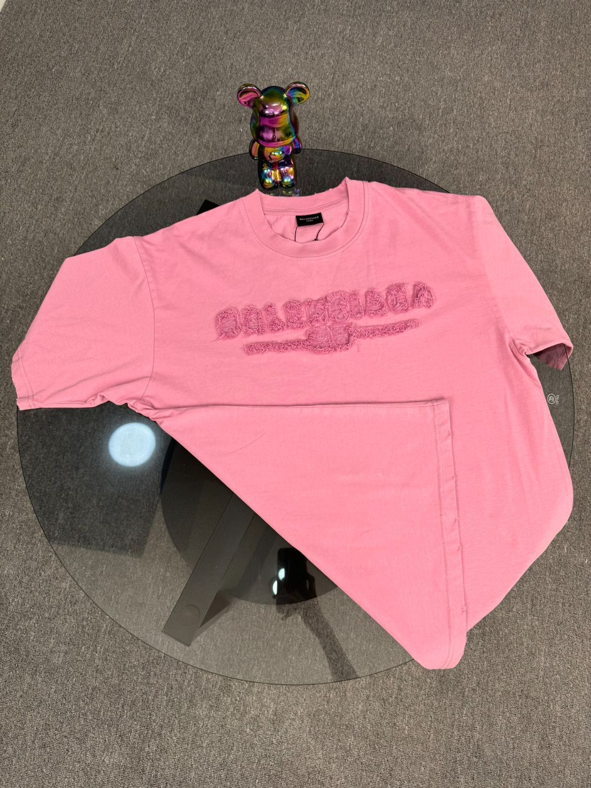 【今日特価】Balenciaga 25SS ロゴ刺繍 T シャツ