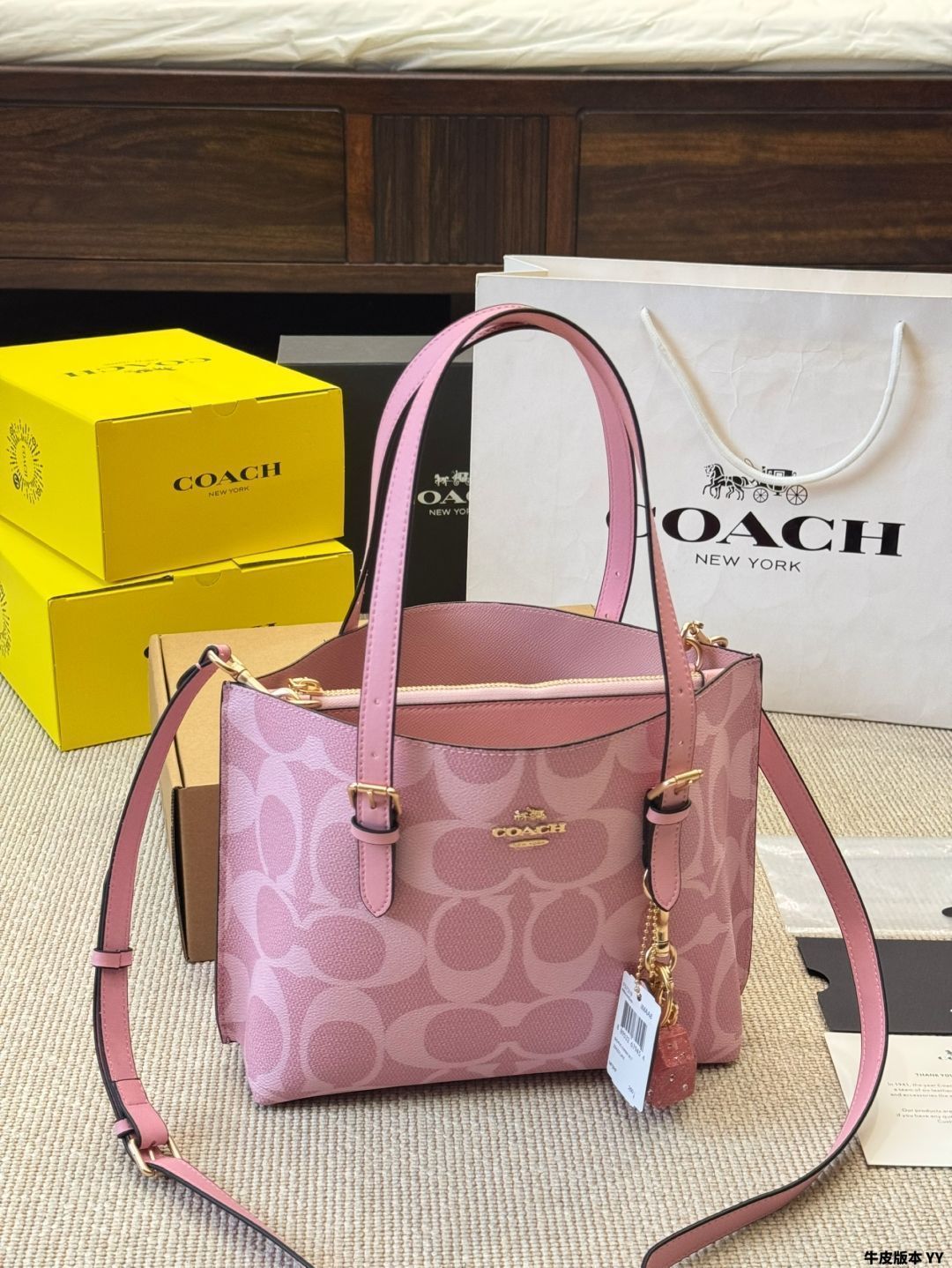 【今日特価】Coach Mollie25 トートバッグ（Mollie 25 Tote Bag）-MM輸入