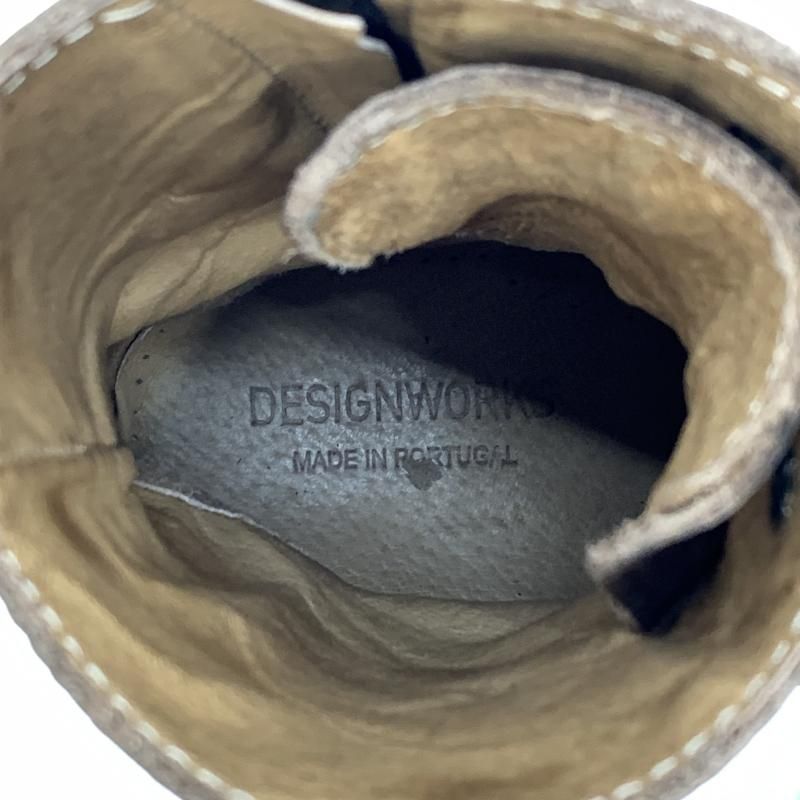中古】DESIGN WORKS レースアップブーツ サイズ41(25.5cm前後