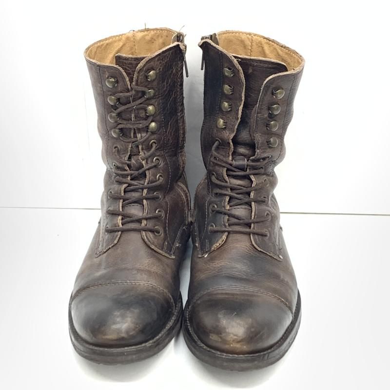 中古】DESIGN WORKS レースアップブーツ サイズ41(25.5cm前後