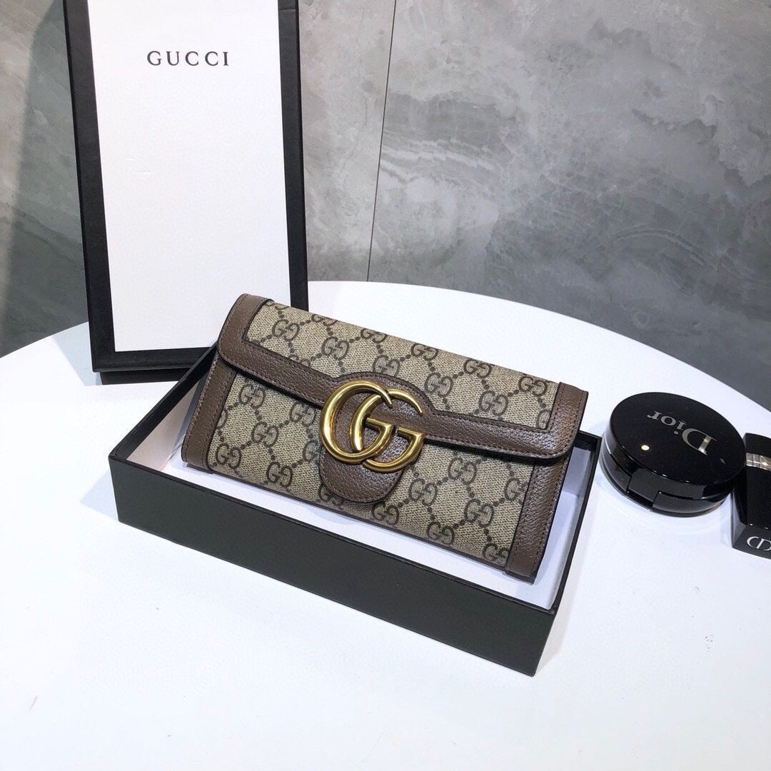 Gucci/グッチ/ウォレット、クレジットカードスロットに紙幣と手形を収納し、両用カードバッグウォレット[本日特価|新品未使用品]