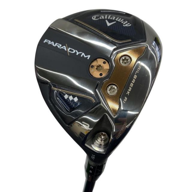 【中古】 キャロウェイ PARADYM ◆◆◆ 3W フェアウェイウッド FW 純正特注シャフト (フレックスS) メンズ 男性用 右利き 右用 Cランク ゴルフクラブ