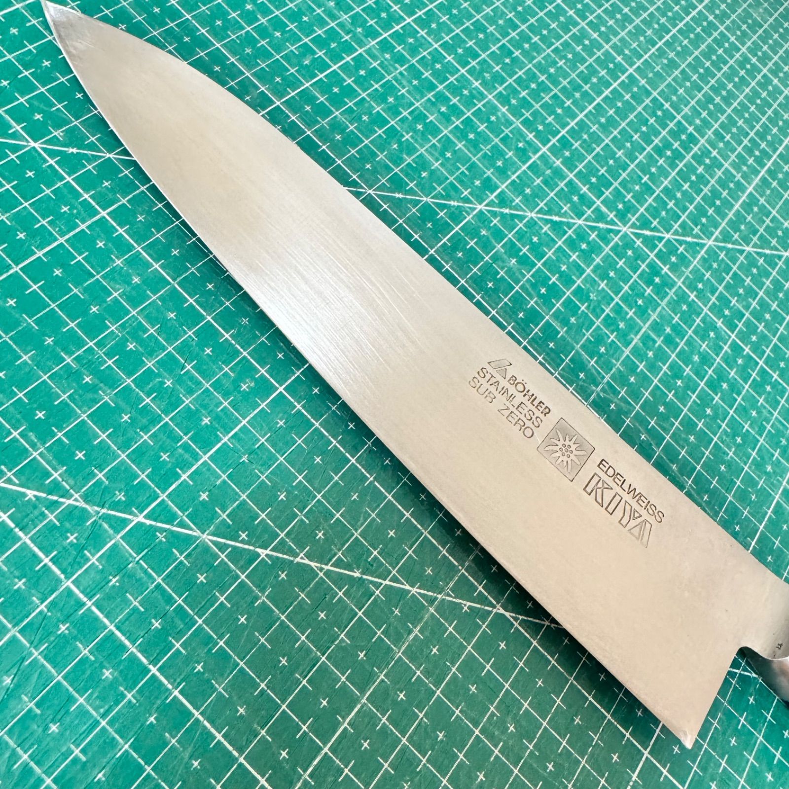 木屋☆エーデルワイス☆牛刀☆200mm☆両刃☆職人研ぎ済☆高級洋包丁