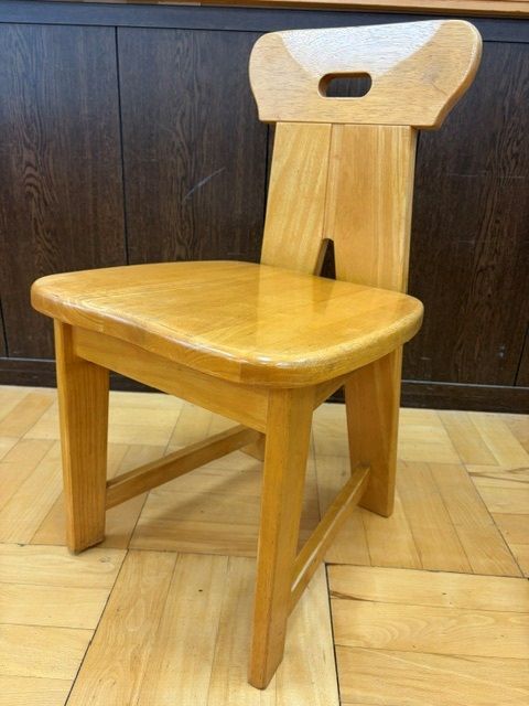 現地引渡】ダイニングチェア カリモク ルスティック 2脚セット C2-①
