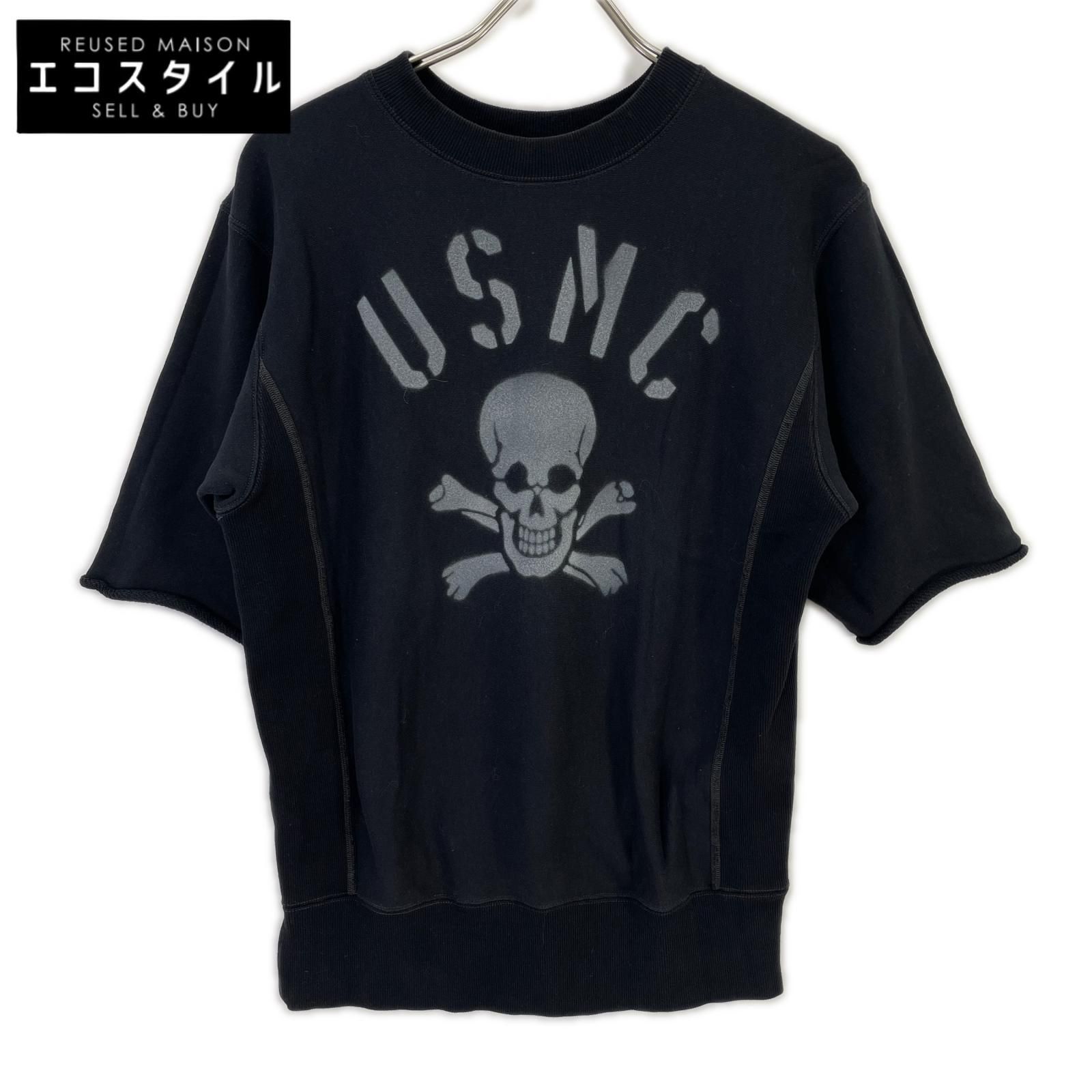 FREEWHEELERS フリーホイーラーズ 2324004 ブラック 半袖スウェット