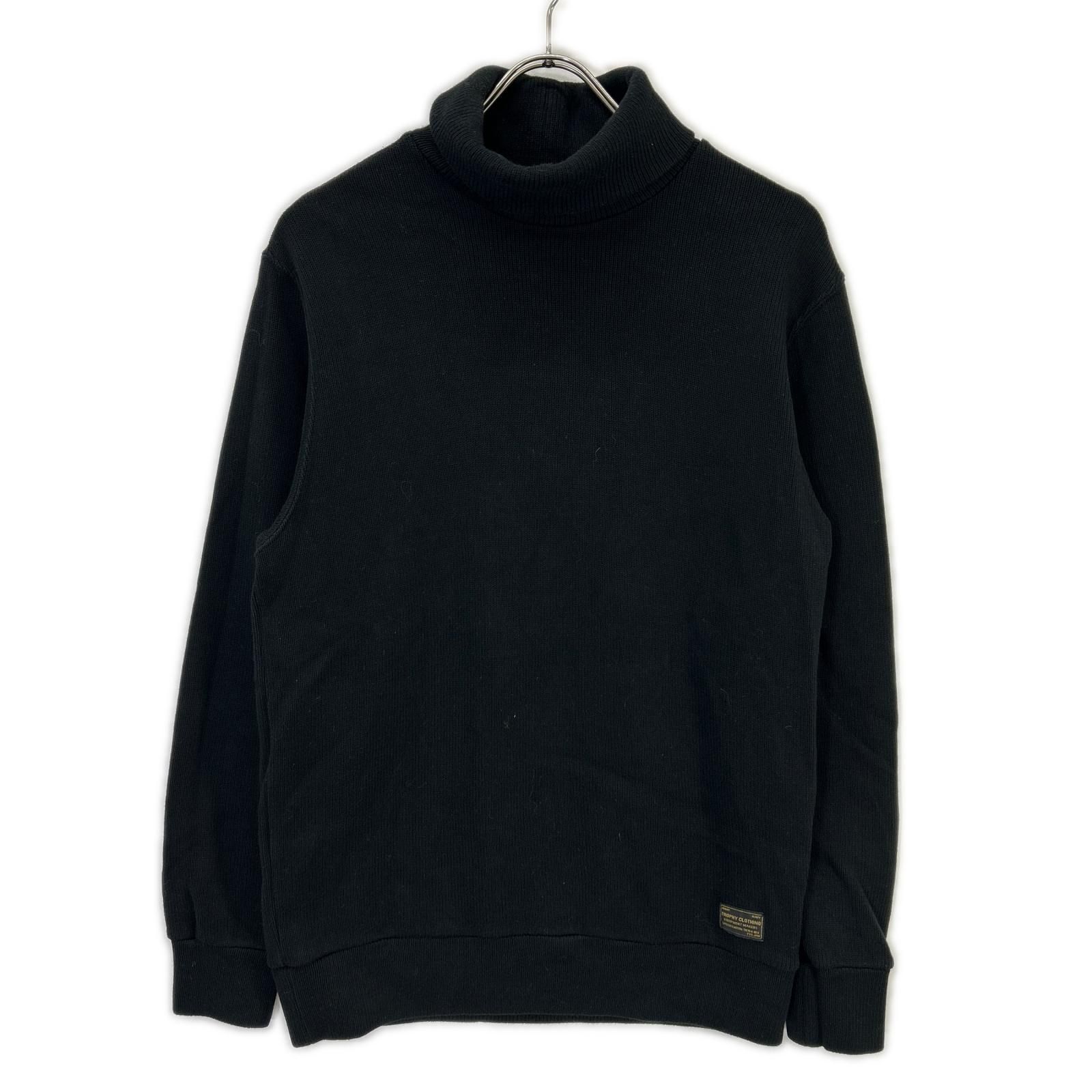 TROPHY CLOTHING トロフィークロージング ブラック Naval High Neck L/S Tee 38 TROPHY CLOTHING トロフィークロージング ブラック Naval High Neck L
