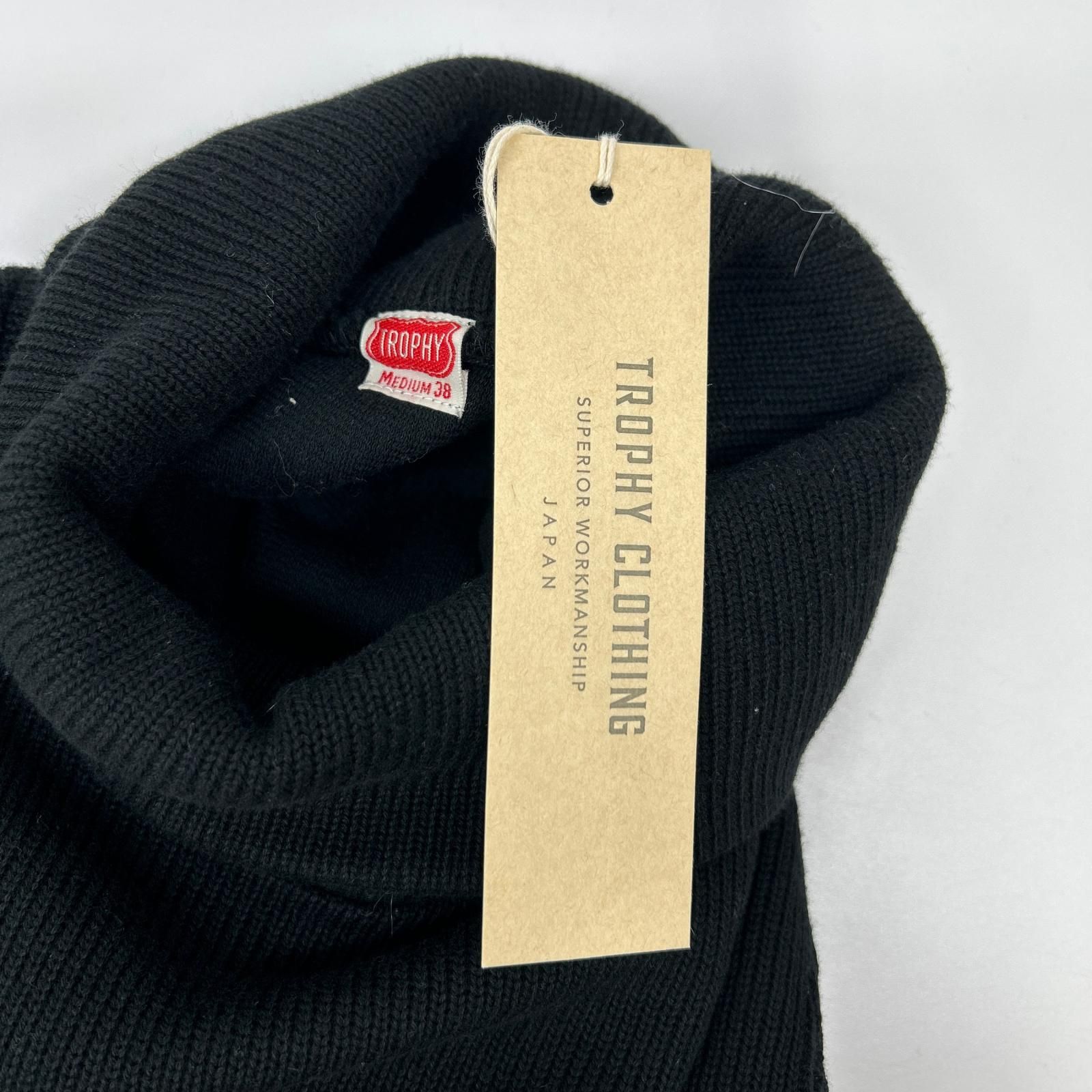 TROPHY CLOTHING トロフィークロージング ブラック Naval High Neck L