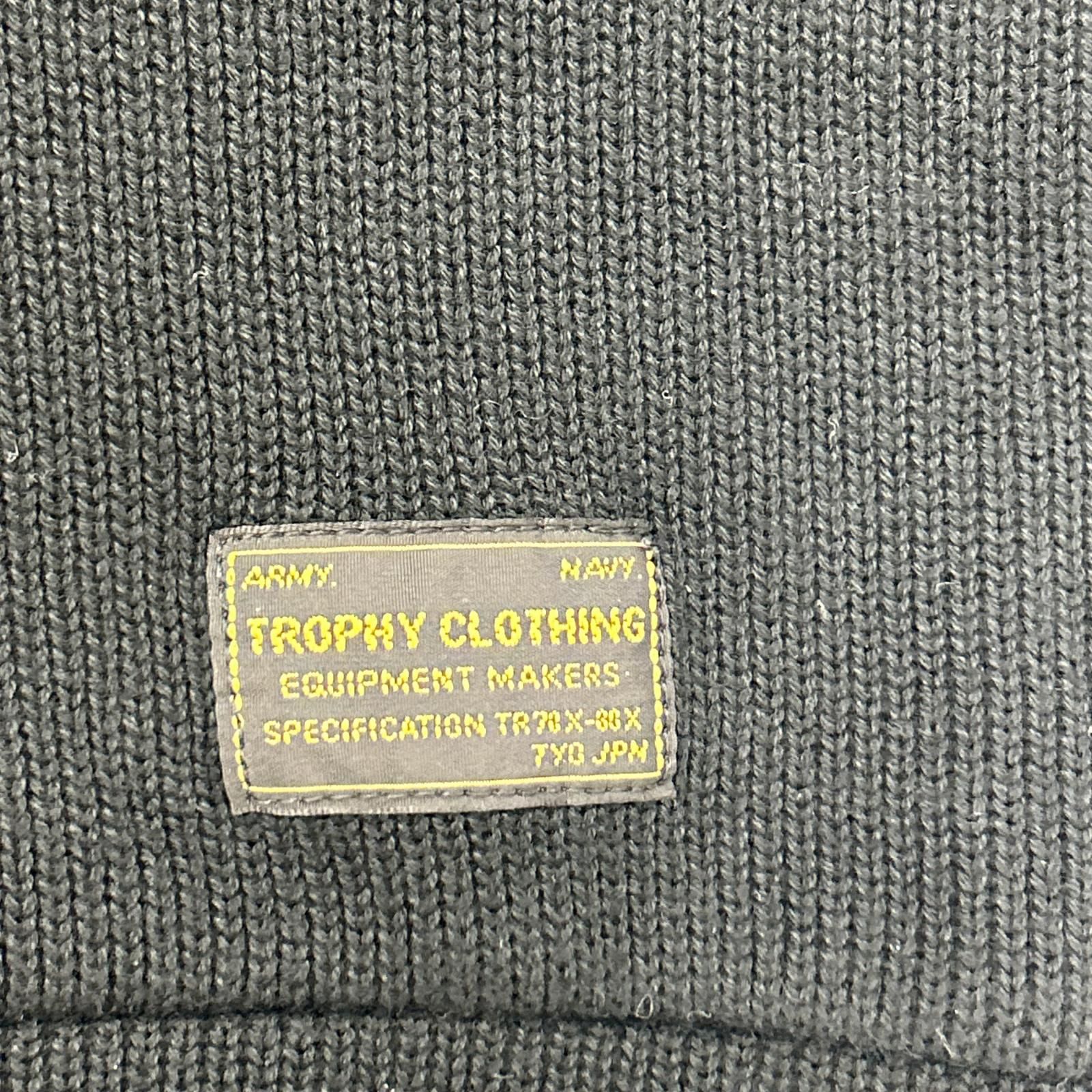 TROPHY CLOTHING トロフィークロージング ブラック Naval High Neck L