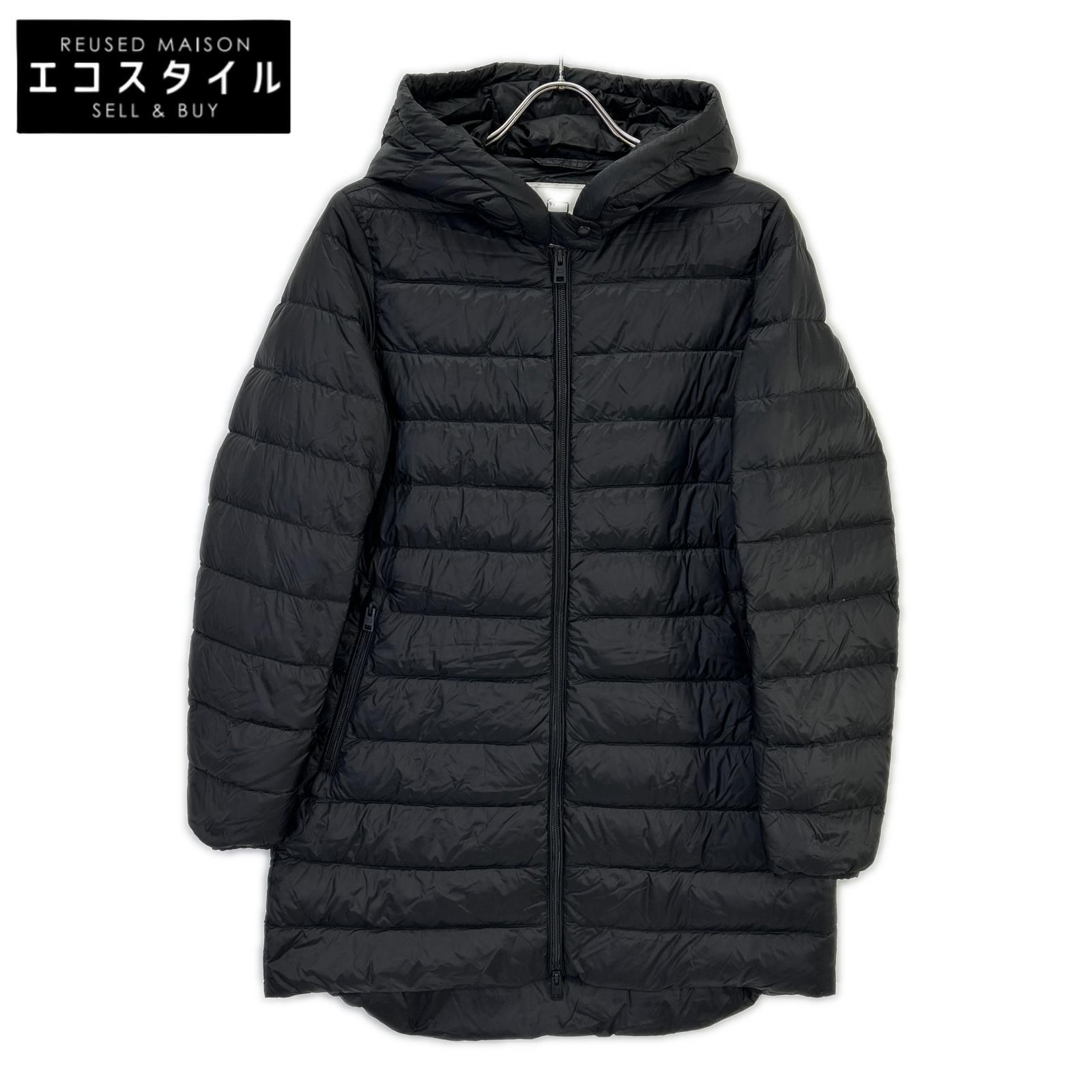 WOOLRICH　ウールリッチ　WWOU0709 ブラック ナイロン ロングダウン　7号