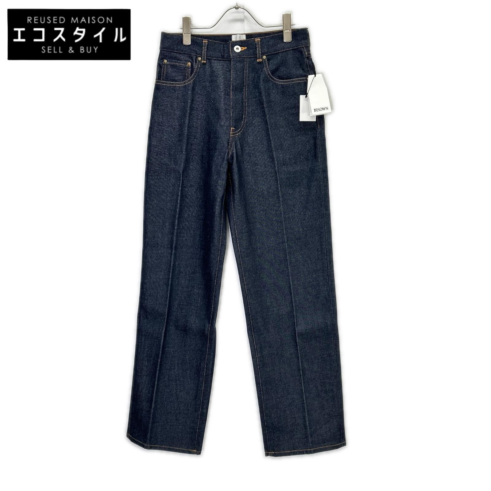 BISOWN　ビソウン　24SS 24SS-BIS-PT01R インディゴ センタープレスリジットデニムパンツ　2
