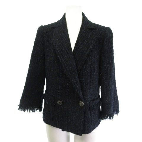 フォクシー ブティック FOXEY BOUTIQUE ツイードジャケット ダブル