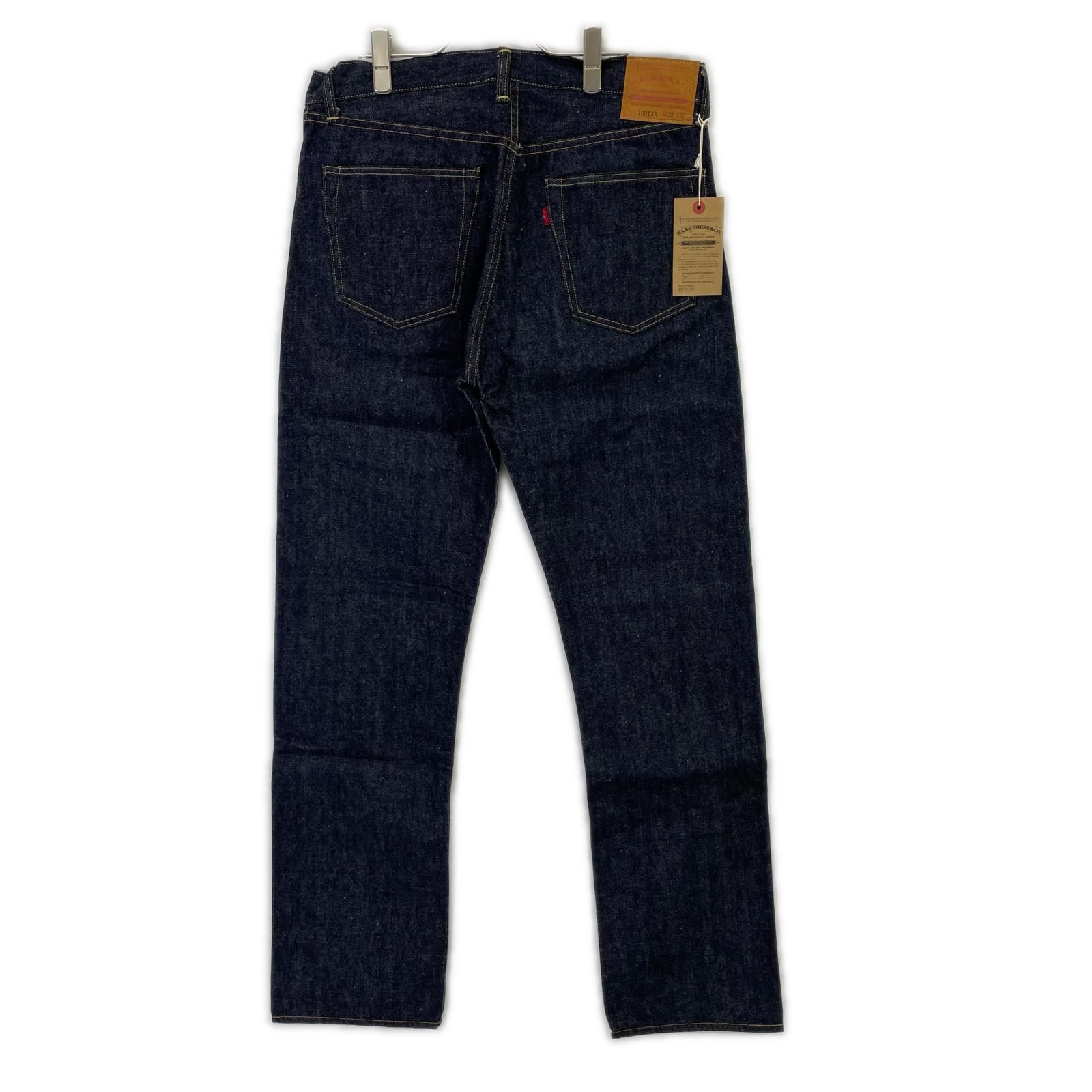 WAREHOUSE ウエアハウス インディゴ 1001XX ストレートデニムパンツ 32
