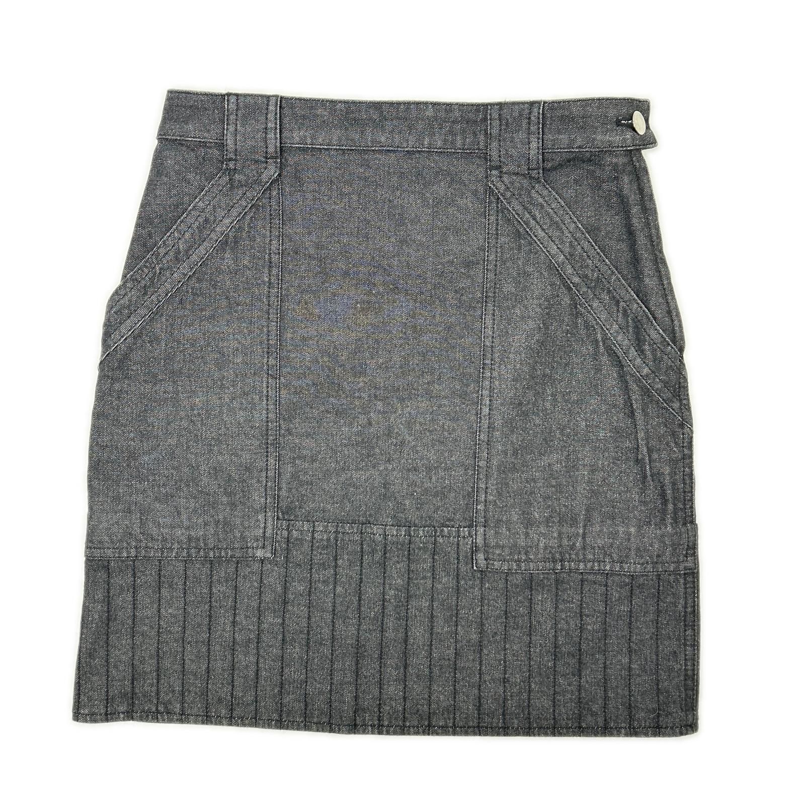 HERMES エルメス 22SS 2E0350DQ インディゴ セリエボタンデニムスカート 34 HERMES エルメス 22SS 2E0350DQ インディゴ セリエボタンデニムスカート 34