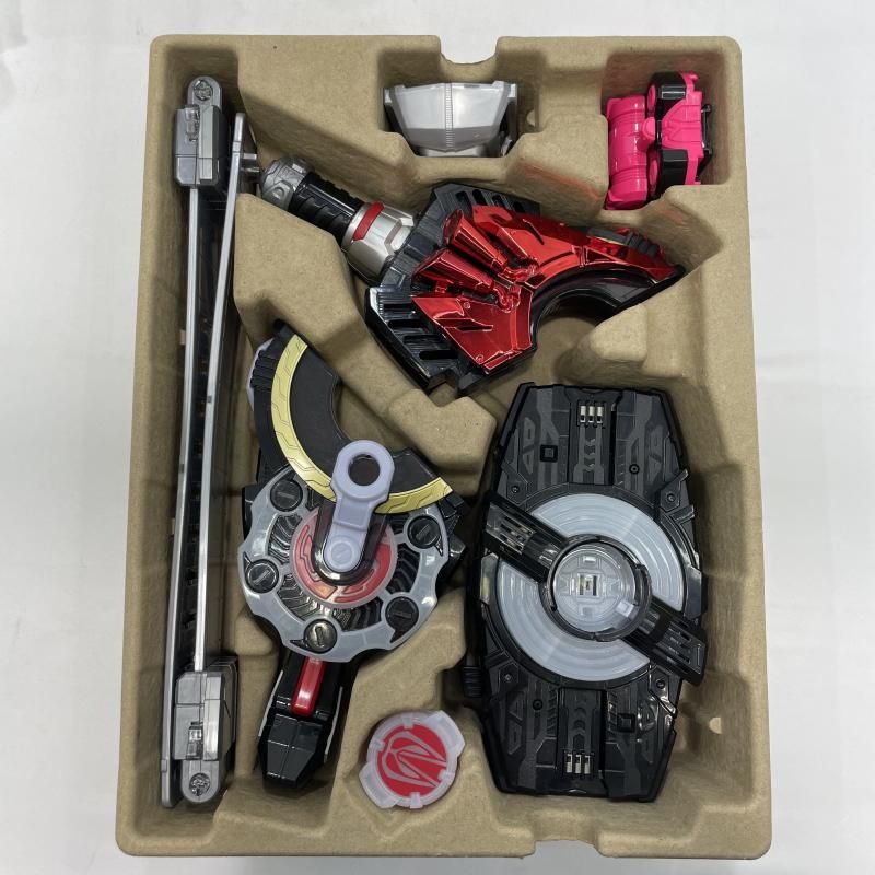 中古】開封)BANDAI DXデザイアドライバー＆コマンドツインバックル 