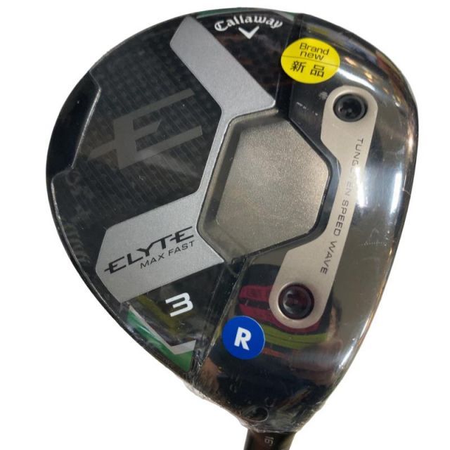 【中古】 キャロウェイ ELYTE MAX FAST 3W フェアウェイウッド FW LIN-Q GREEN 40 for CW(ELYTE FW) (フレックスR) メンズ 男性用 右利き 右用 Nランク ゴルフクラブ