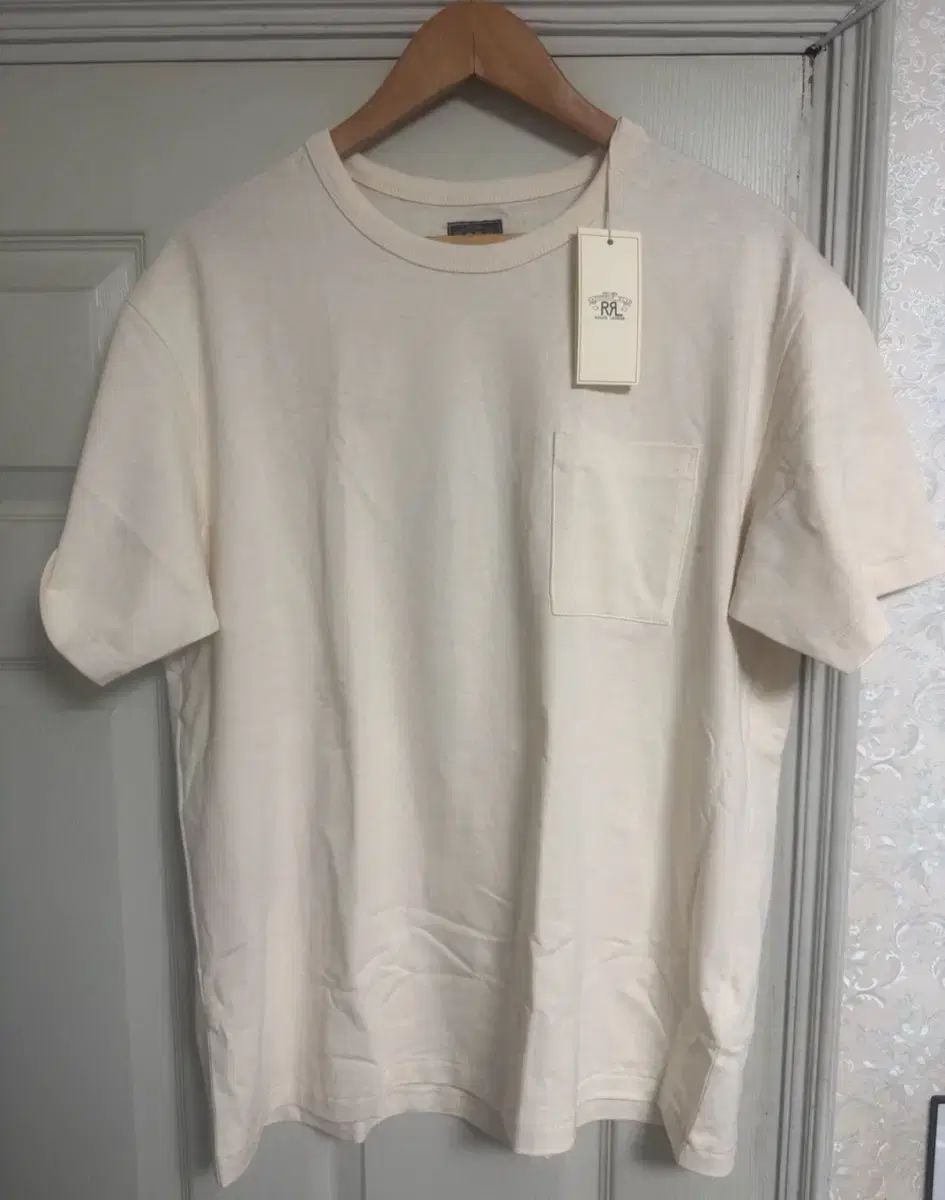 RRL(ダブルアールエル) ガーメントダイ Tシャツ 2パック (ウォームホワイト 1枚)