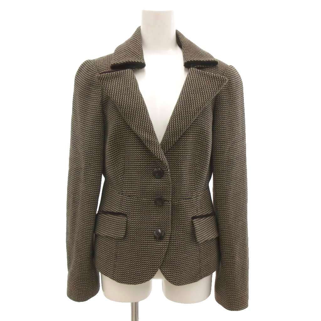 アルマーニ コレツィオーニ ARMANI COLLEZIONI ツイードジャケット 