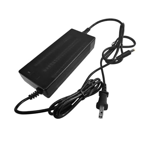 バッテリー充電器 電動自転車用 リチウムバッテリー充電器 コネクタ DCポット 5.5×2.1mm 出力 54.6V 2A 48Vバッテリー充電 AC100～240V 130W 50/60Hz 電源ケーブル付き 日本プラグ基準as