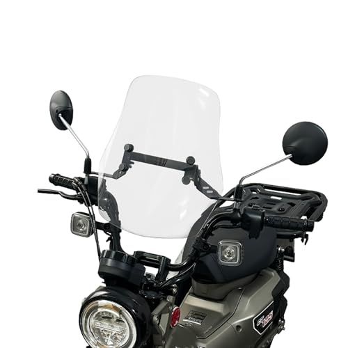 Yoothi 互換品 ホンダトレイル 125 ハンターカブ CT125 2020-2024用 ィンドシールド CT125防風スクリーン バイク スクリーン ウィンドディフレクター オートバイ改造用品 スクリーン本体 ウィンドディフレクター (ライトスモークas