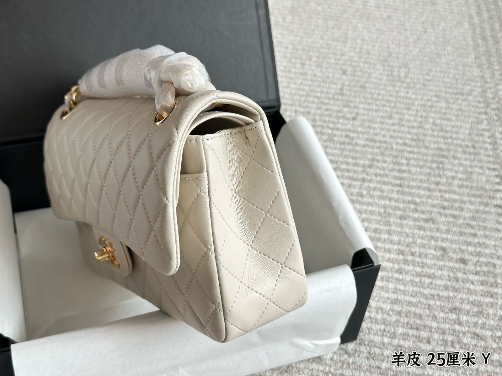 【今日特価】Chanel CF ゆっくりと作られた羊皮ハンドバッグ Good Quality-WTO輸入