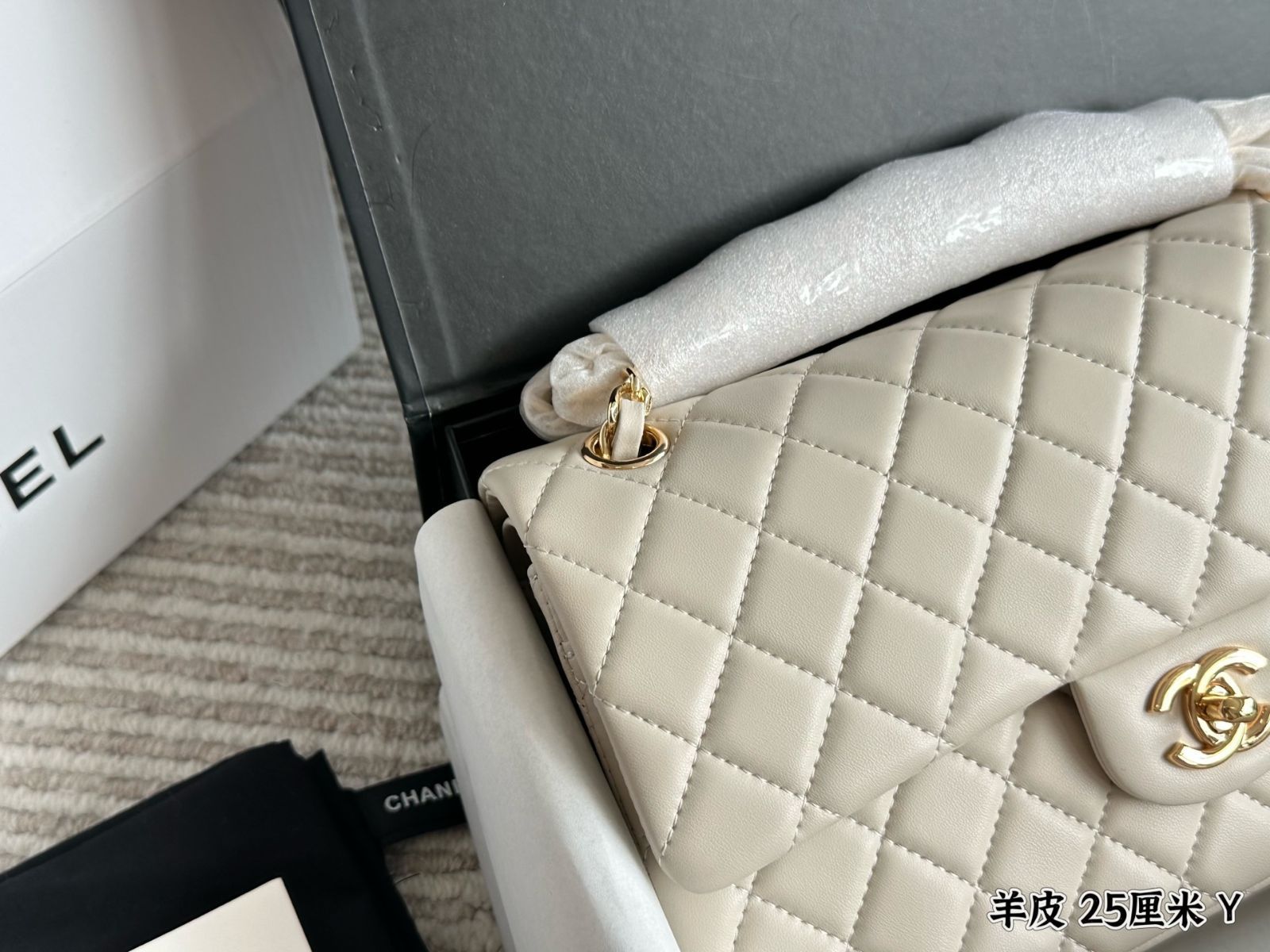 【今日特価】Chanel CF ゆっくりと作られた羊皮ハンドバッグ Good Quality-WTO輸入