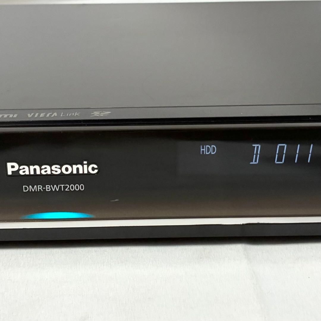 Panasonic DIGA DMR-BWT2000 BD 3D 1TB Wチューナー ブルーレイ